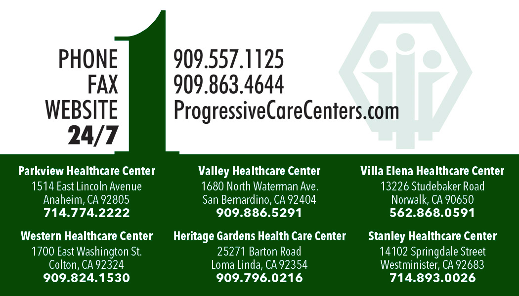 Admission Process Progressive Care Centers